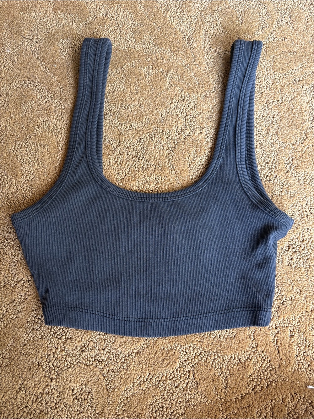 Zara ribbed cropped tank